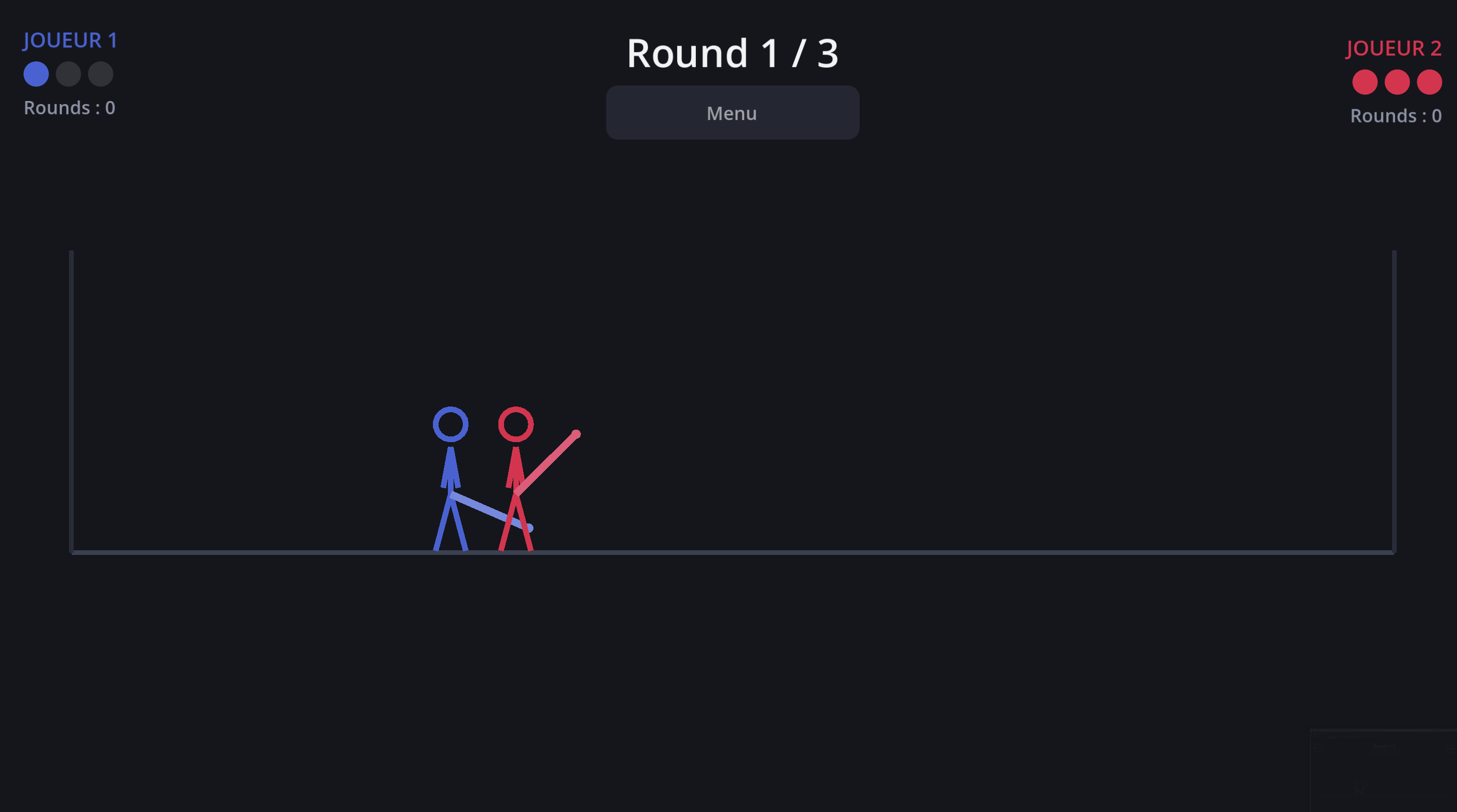 Attack vs parry — a blade about to land